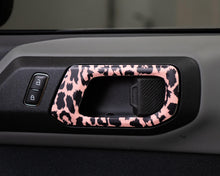 Load image into Gallery viewer, Bronco Interior Door Handle Wraps - Leopard Print - For 2021+ Ford Bronco