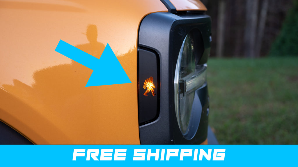 Bronco Sasquatch Side Marker Overlay Cover for 2021+ Ford Bronco (FULL SIZE)