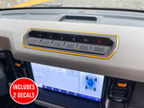 Dashboard Switch Accent Decal 2021+ Ford Bronco