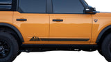 Side Stripe Mountain Decals 2021+ Ford Bronco